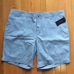 Lord & Taylor Black & Brown Pale Slate Blue Shorts